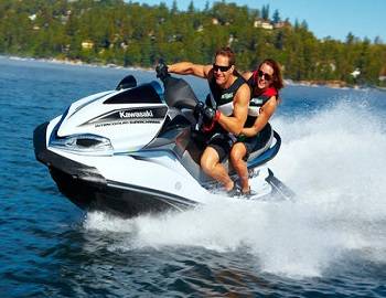 Jet Skiing on Big Bear Lake