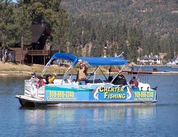 Charter Fishing Boat on Big Bear Lake